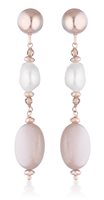 Orecchini Lelune Donna Nuova Blanche in Argento Perla LGEA350 - LGEA350